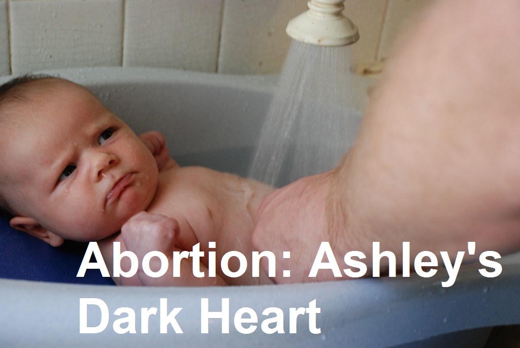 A woman named Ashley commented on one of Tony's abortuary videos. The conversation that ensued is a chilling example of the darkened heart of the abortion proponent.