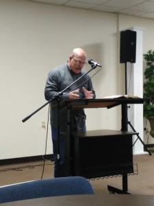 Tony preaching the closing message of the 2016 Milton (FL) Herald Society