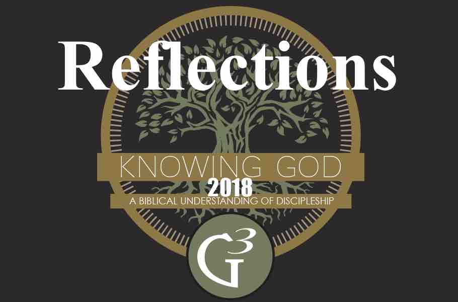 Title Image: G3 Logo, Discipleship, "Reflections"