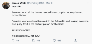 First James White tweet on empathy
